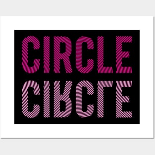 Hipnotic Pink Circle Posters and Art